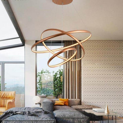 Modern Creative LED Pendant Lights For Living Room Restaurant Bed Room Aluminum Luminaria Lamp