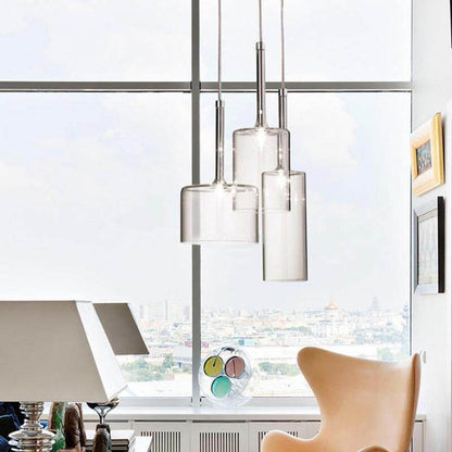 Modern Colorful Single Head/Three Heads Glass Pendant Lights G4 Led Lliving Room Bedroom Restaurant Personality Pendant Lamps