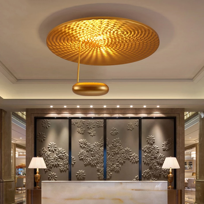 LED Postmodern Iron Chrome Golden Mushroom LED Lamp.LED Light.Ceiling Lights.LED Ceiling Light.Ceiling Lamp For Foyer Bedroom