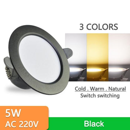 10Pcs Downlight 3w 5w spot led lights 3000k 4500K 6000K led Downlight Kitchen living room Indoor recessed lighting