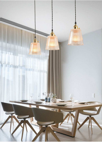 LED Brass Glass Pendant Lights E27 125mm Hanging Lamps Minimalist Personality Restaurant Bar Terrace Cafe Decorative Luminair
