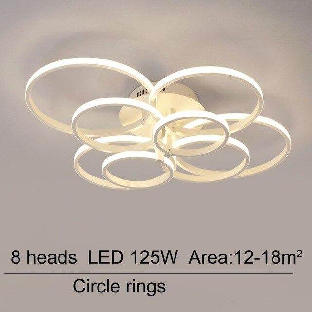 Acrylic Modern LED Chandelier For Living Room Bedroom LED Lustres Large Ceiling Chandelier Lighting Fixtures