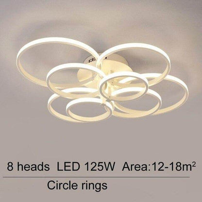 Acrylic Modern LED Chandelier For Living Room Bedroom LED Lustres Large Ceiling Chandelier Lighting Fixtures