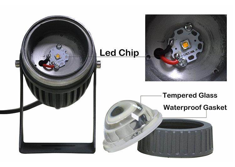 Professional Optical Design Outdoor Led Floodlight 10W Led Spot Light Outdoor Lighting Narrow Angle Flood Light