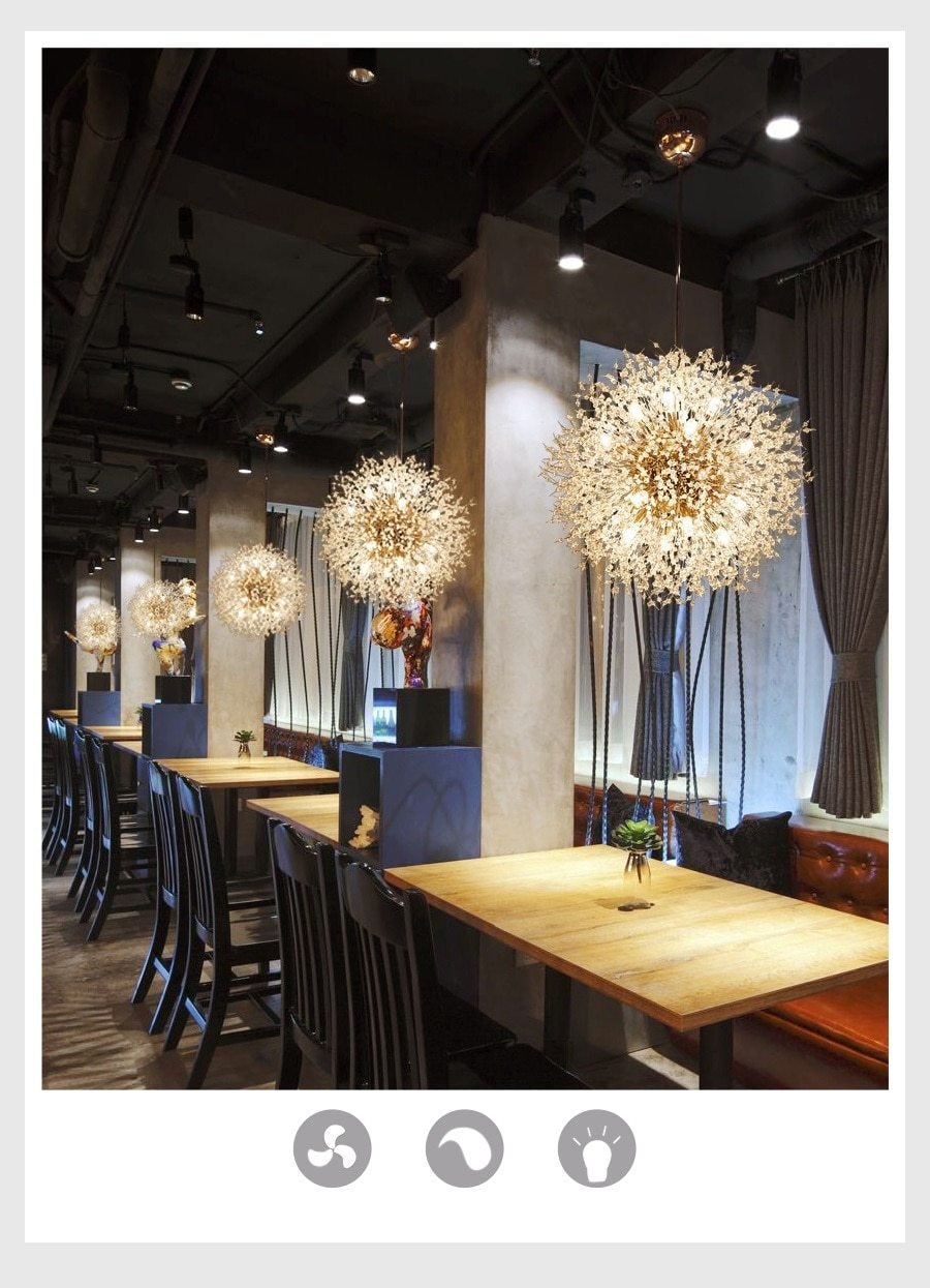 Modern Kitchen Island Pendant Light Inspiring Dandelion Dining Table Hanging Lamp Counter Suspension Lighting Fixture