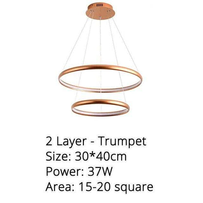Modern Creative LED Pendant Lights For Living Room Restaurant Bed Room Aluminum Luminaria Lamp