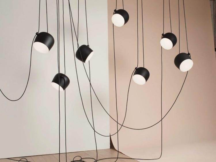 Loft Nordic design pendant lights fixtures modern led dining room home decor industrial hanging lamp