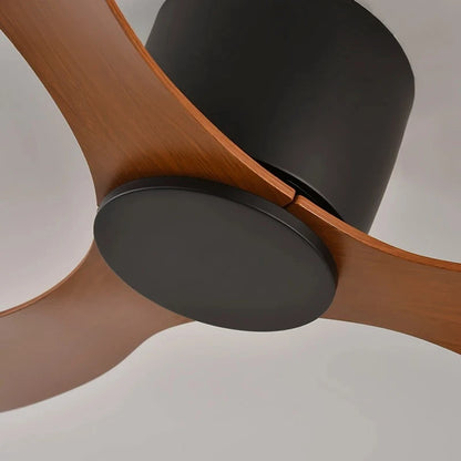 Modern Ceiling Fan Without Lights DC Motor Low Floor Loft Remote Control Simple Decorative Fan No Light Low Floor Loft