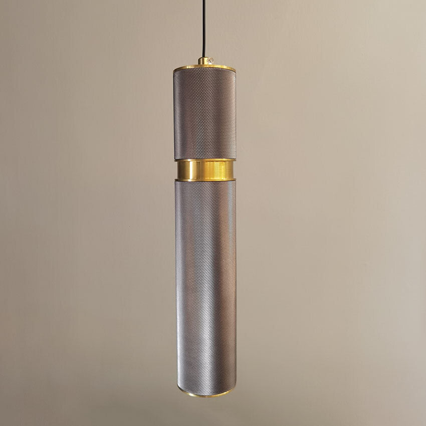 Black /gray Modern LED Pendant Lamp Aluminum Metal spotlight Fixture Living Bedroom Decor Hanging Lighting