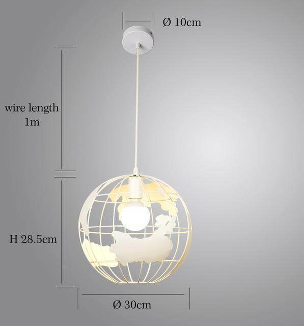 Modern Global Earth Pendant Lights suspension luminaire for Living Room Restaurant Home Lighting Fixtures pendant lamps