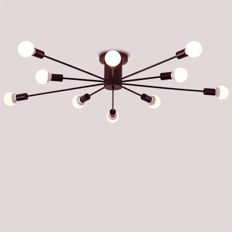 Black Retro Vintage Ceiling Lights kitchen Fixtures For Dining Living Room Coffee Restaurant Lamp Luminaire Indoor Home Lighting