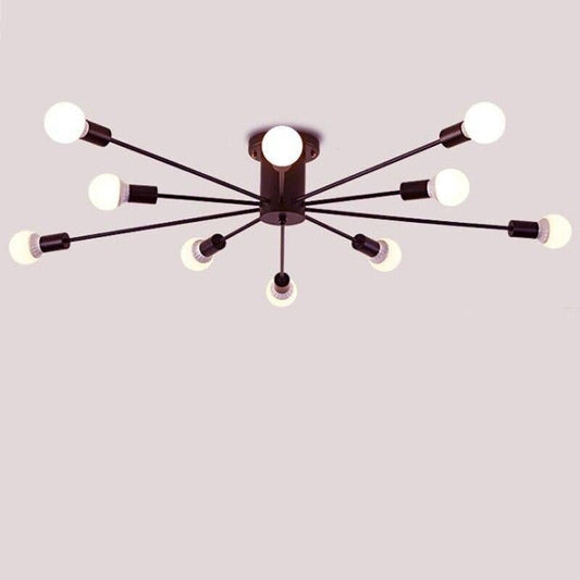 Black Retro Vintage Ceiling Lights kitchen Fixtures For Dining Living Room Coffee Restaurant Lamp Luminaire Indoor Home Lighting