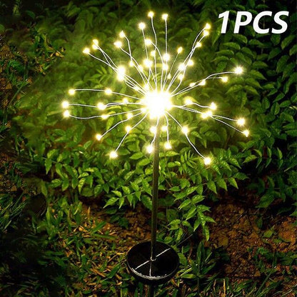 Garden Solar Lights Firework Christmas Landscape Path Lawn Lamp Outdoor Waterproof Garden Decoration Light Patio Yard Led Lamps