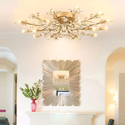 G9 Led Nodic Iron Glass Crystal LED Lamp.LED Light.Pendant Lights.LED Pendant Light.Pendant Lamp For Foyer Bedroom