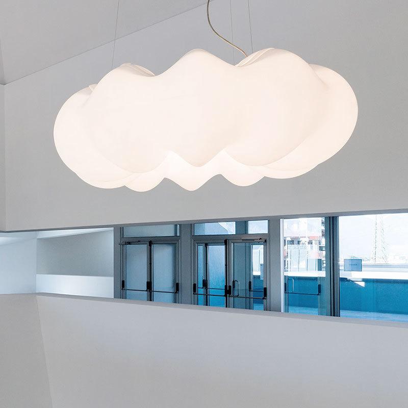 Creative Cloud Chandelier Nordic Simple Modern White Cloud Lamp