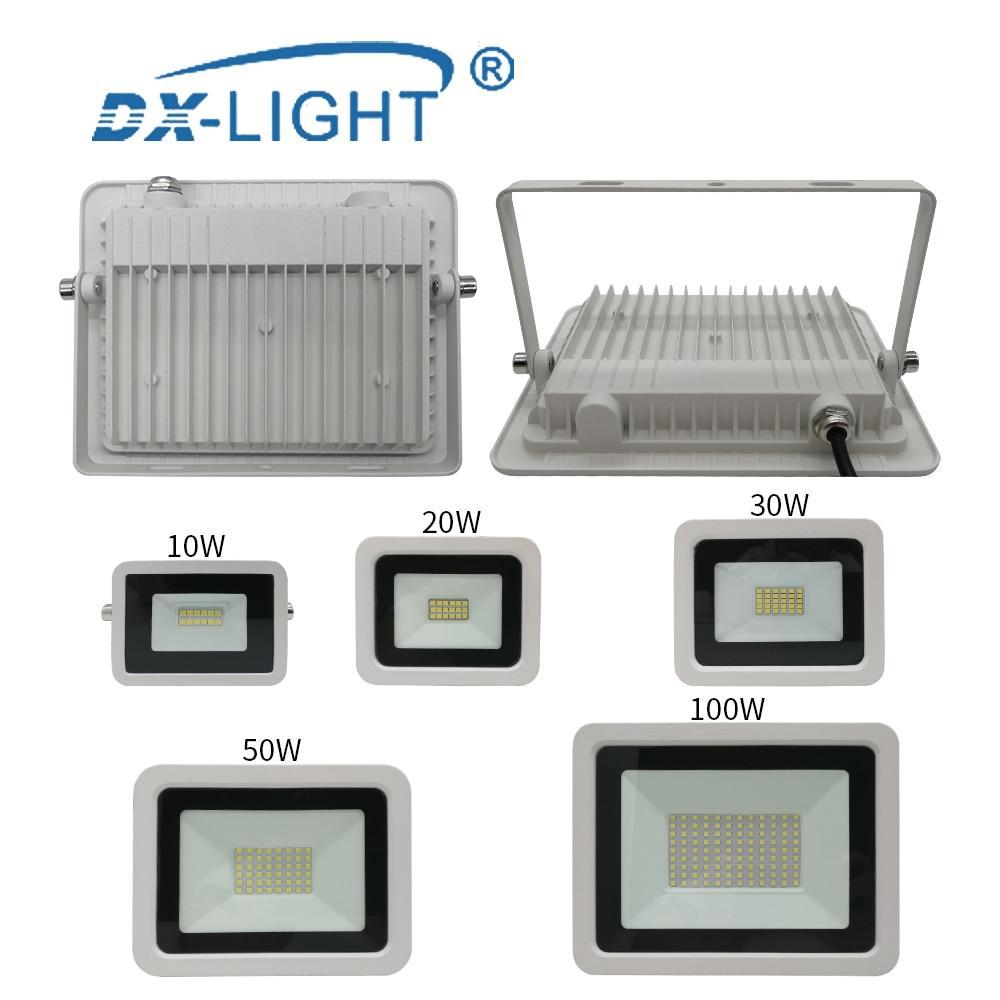 LED Floodlight 10W 20W 30W 50W 100W Outdoor Spotlight Flood Light  Street Light Waterproof IP68 Professional lighting