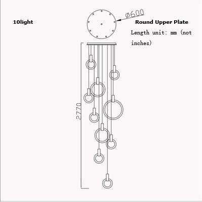 LED Nordic Wooden Iron Acryl Rings DIY LED Lamp LED Light.Pendant Lights.Pendant Lamp.Pendant light For Dinning Room Foyer