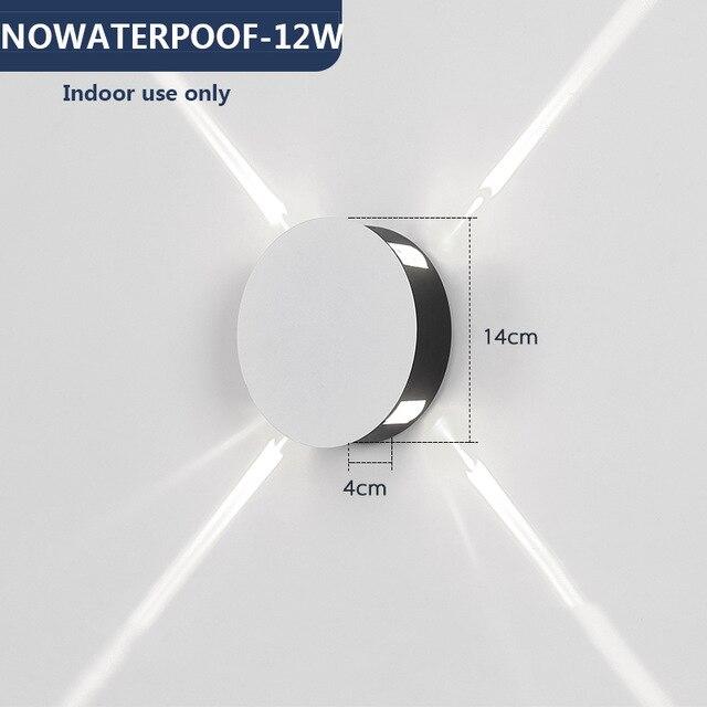 Led wall lamp bedside lamp bedroom living room wall lamp modern simple creative corridor hotel cross star wall light