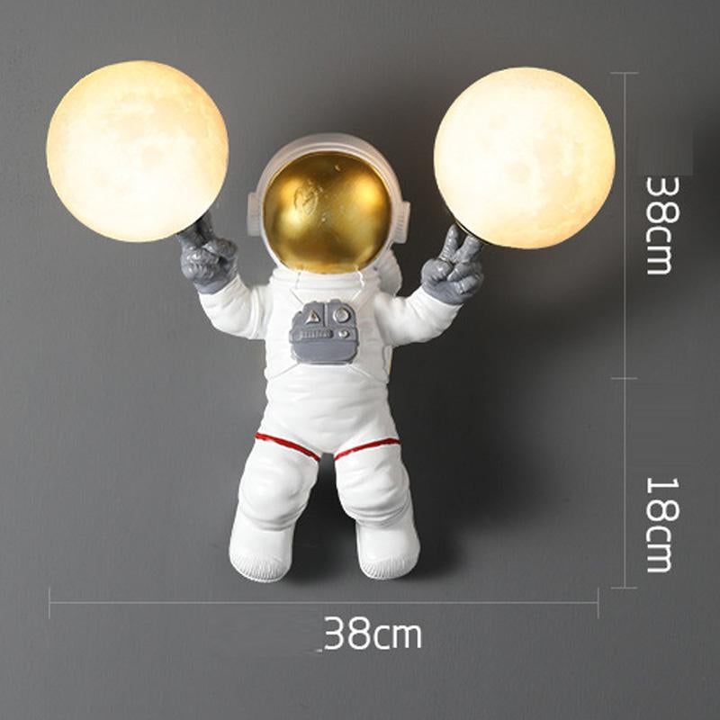 Astronaut Table Lamp Creative Small Night Lamp Moon Decorated Astronaut Wall Lamp