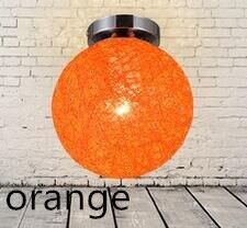 Modern Ceiling Lamp  LED Indoor Light Hemp And iron Pendant 20cm Lamp The Restaurant Shops Bar Corridor Light  Fixture