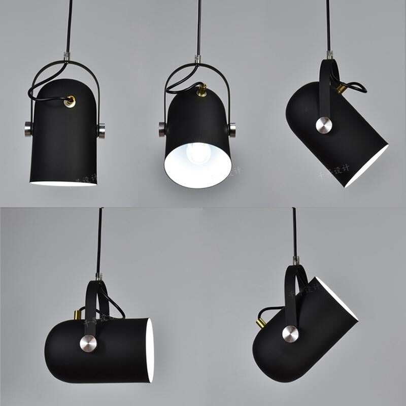 Nordic Minimalism Droplight Angle Adjustable E27 Small Pendant Lights, Home Decor Lighting Lamp And Bar Showcase Spot Light