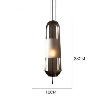 Nordic Creative Bedroom Bedside Lamp Glass Small Single Head Chandelier