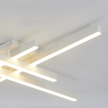 Modern LED Line Shaped Ceiling Light Used For Interior Decoration In Living Rooms Bedrooms Study Rooms Lighiting