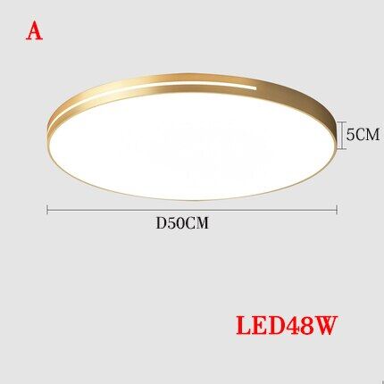 Modern atmosphere light luxury ultra thin ceiling lamp bedroom living room kitchen dining room ceiling lamp