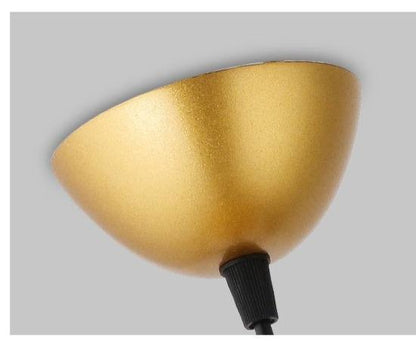 Creative Wood-colored Flying Saucer Chandeliers