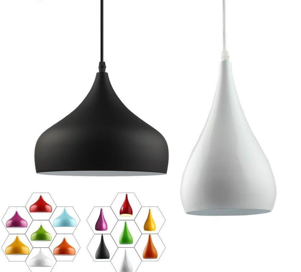 Kitchen Modern Simple Led Pendant Light For Dining Room Restaurant Lamp Aluminum Hanging Room Lamp Renovation Fixture Lampshade