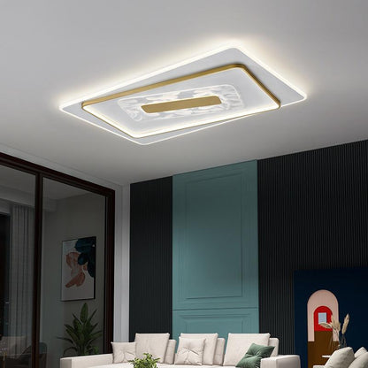 Living Room Ceiling Lamp Creative Feather Light Luxury LED Lamps