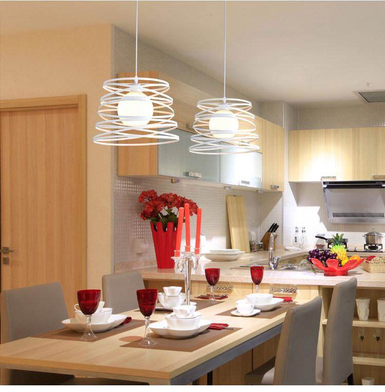 modern cage pendant light iron minimalist retro Scandinavian loft pyramid pendant lamp metal Hanging Lamp E27 Indoor DD01