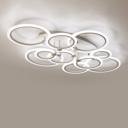 Modern LED Ceiling Lamp For Bedroom Lighting With Remote Control Living Dining Room Black Lights Fixtures Home Luminaria Lustre