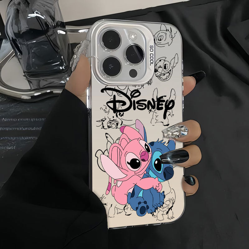 Cute Stitch Creative  Phone Case For iPhone 16 15 14 13 12 11 Pro XS MAX 7 XR 8 7 Plus Clear Cover Fundas