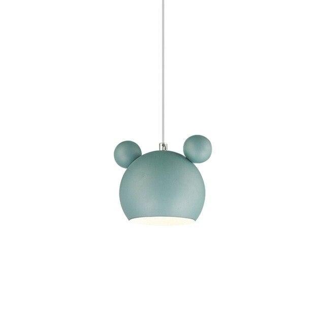 Pendant Lights Nordic Macaron Wrought Iron Personality Cute Lighting Cartoon Corridor Bedroom Children's Bedside Lights