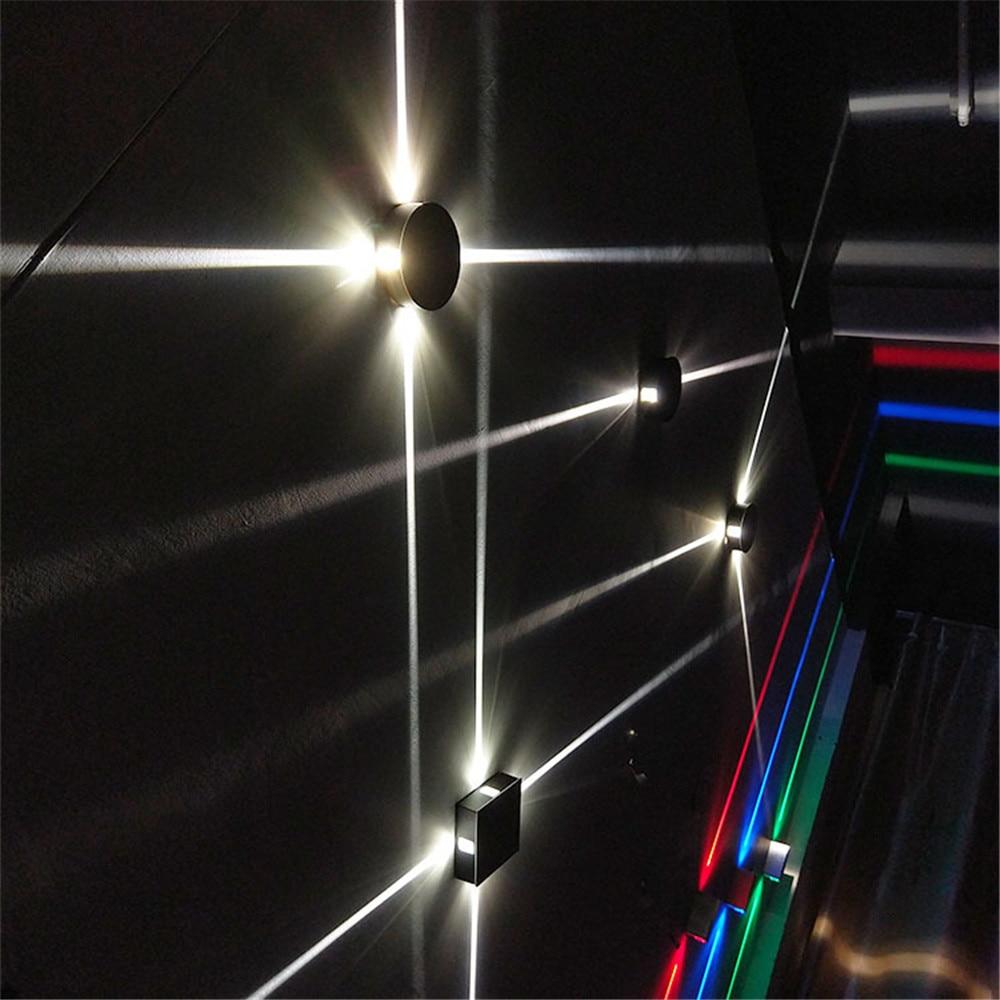 Led wall lamp bedside lamp bedroom living room wall lamp modern simple creative corridor hotel cross star wall light