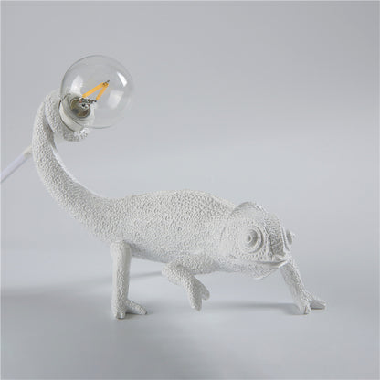 lizard wall lamp be night dorm room Night light living room home decor Cute Resin Animal chameleon Light Fixtures Bedside lamps