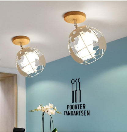 E27 Iron 5W Iron Ceiling Lamp Shade Pendant Light Covers and Shades Triangle Metal Ceiling Lampshades(Not includ bulb)