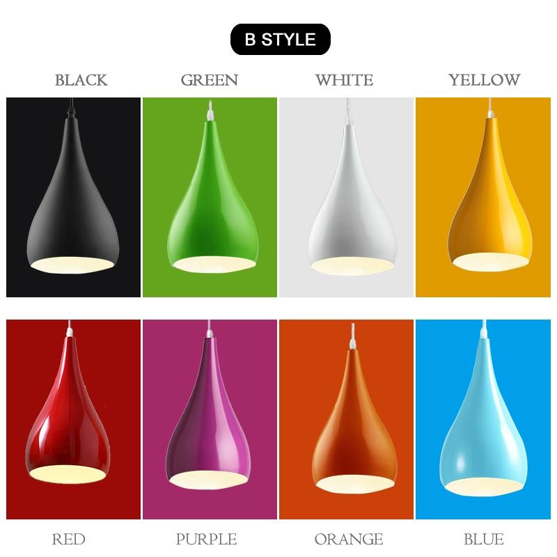 Kitchen Modern Simple Led Pendant Light For Dining Room Restaurant Lamp Aluminum Hanging Room Lamp Renovation Fixture Lampshade