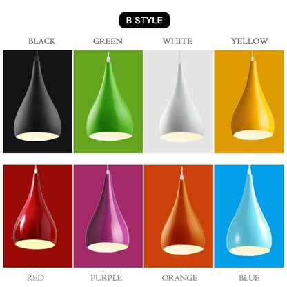 Kitchen Modern Simple Led Pendant Light For Dining Room Restaurant Lamp Aluminum Hanging Room Lamp Renovation Fixture Lampshade