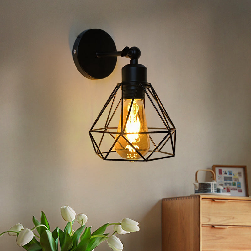 Black Modern Swing Arm Wall Lamp E27 Bulb Base, Suitable for Living Room Bedroom Bedside Lamp
