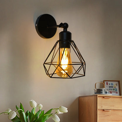 Black Modern Swing Arm Wall Lamp E27 Bulb Base, Suitable for Living Room Bedroom Bedside Lamp