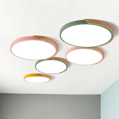 Modern LED Ceiling Lights Ultra Thin Ceiling Lamp Nordic Dimmable Livingroom Bedroom Dining Room Surface Mounted Light Fixture