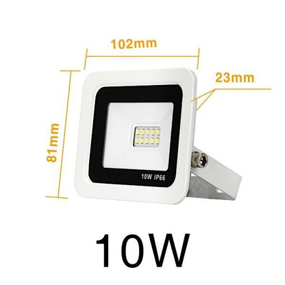 Outdoor LED Floodlight ACCold Warm White 10W 20W 30W 40W 50W IP66 Waterproof Spotlight Wall Lamp Square Hightway Lighting