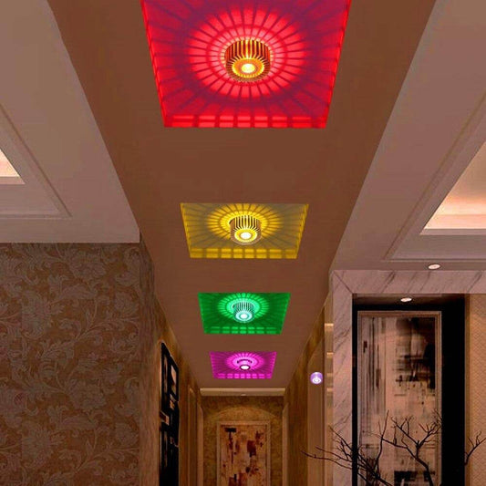 Modern Ceiling Light Colorful Indoor LED Ceiling Lamp 3W wall Sconce for Gallery Balcony lamp Porch light corridor Light Fixture
