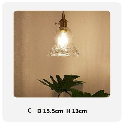 Glass Modern Pendant Light Kitchen Light Fixture Dining Room Vintage Hanging Lamp Bedside Hanglamp Vintage Luminaire