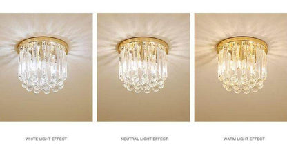 Nordic LED Crystal Pendant Lights Crystal Tree Branch Pendant Lamp For Living Room Kitchen Cafe Postmodern Led Tavan Aydinlatma