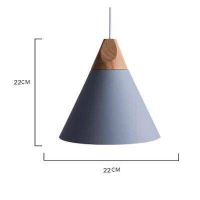 Nordic Combined Bar Real Wood Pendant Lights Multicolor Aluminum Lamp Shade Pendant Lamps for Dining Room Home Lighting Fixture