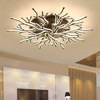 NEW Modern 3/6/9/12/15Arms Black Pendant Lights For Living Room Dining Room Acrylic Aluminum Body LED Pendant Lamp Fixtures