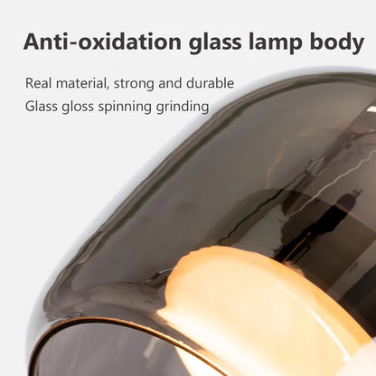 Nordic Glass LED Chandeliers Luxury Pendant Lamp Modern Minimalist  Hanging Light Fixture